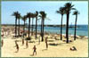 the beach