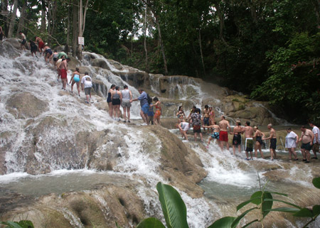 20 Dunns Falls climb